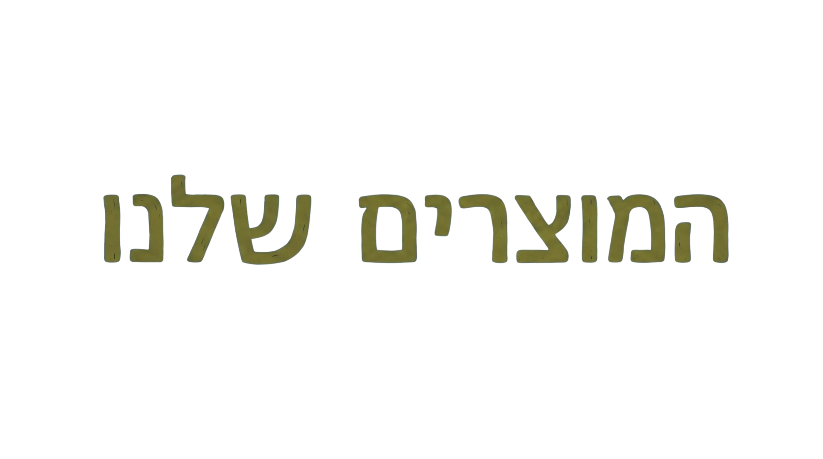המוצרים שלנו